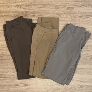 Men's BYLT Pants - Brown, Tan, and Khaki Olive